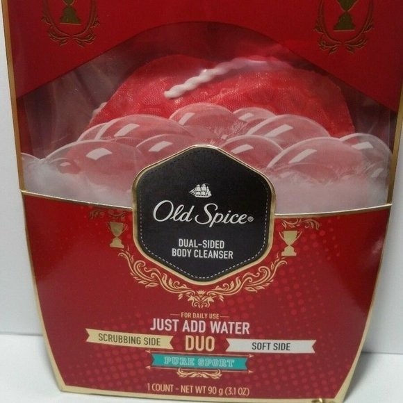 8 Old Spice Duo Pure Sport Dual Sided Body Cleanse - Picture 1 of 16